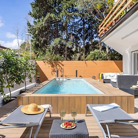 Appartamento In Villa Con Piscina Privata Palermo Bagian luar foto