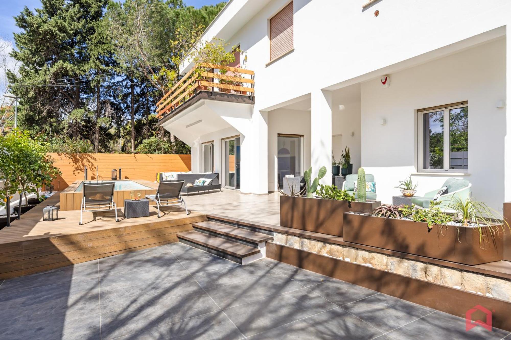 Appartamento In Villa Con Piscina Privata Palermo Bagian luar foto